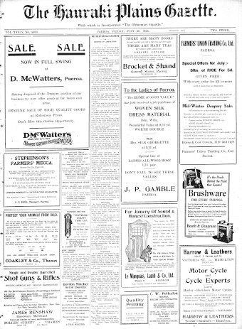 Issue page