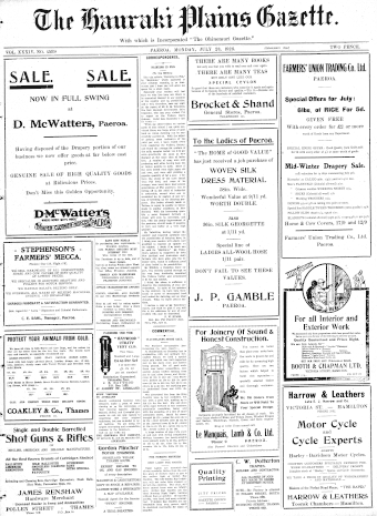 Issue page