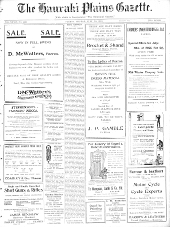 Issue page