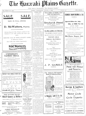 Issue page