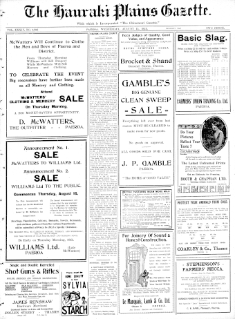 Issue page