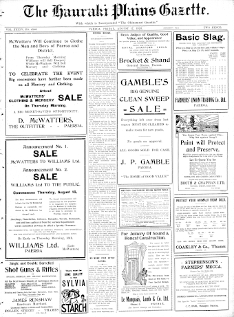 Issue page