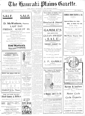 Issue page