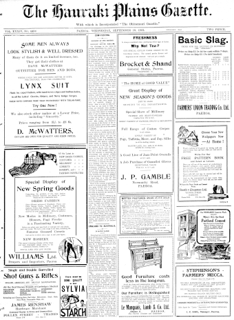 Issue page
