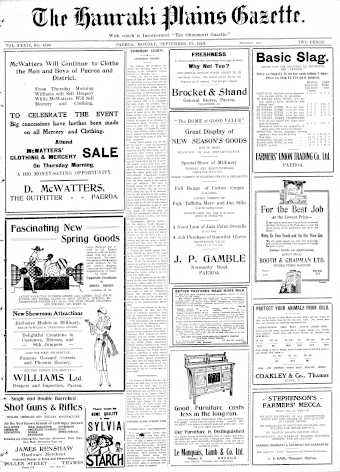 Issue page
