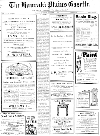 Issue page
