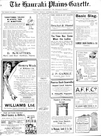 Issue page