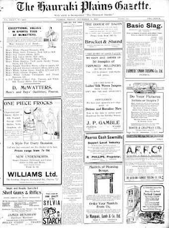 Issue page