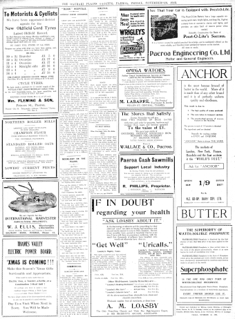 Issue page
