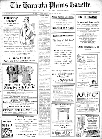 Issue page