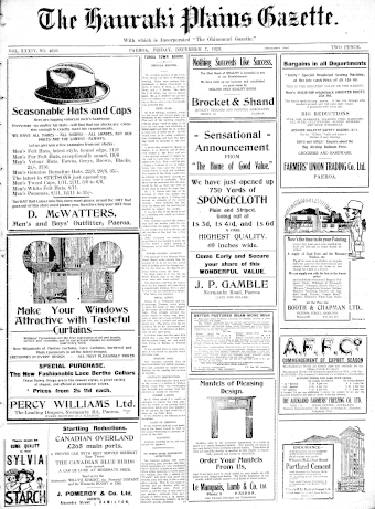 Issue page