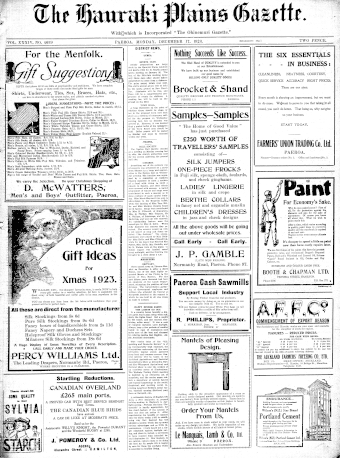 Issue page