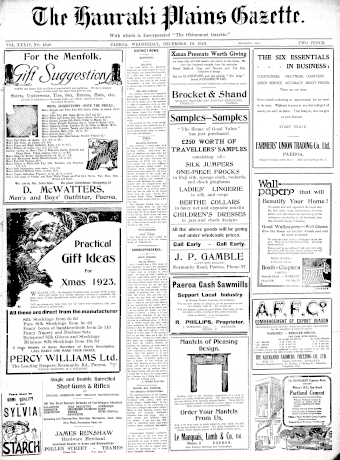 Issue page