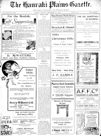 Issue page