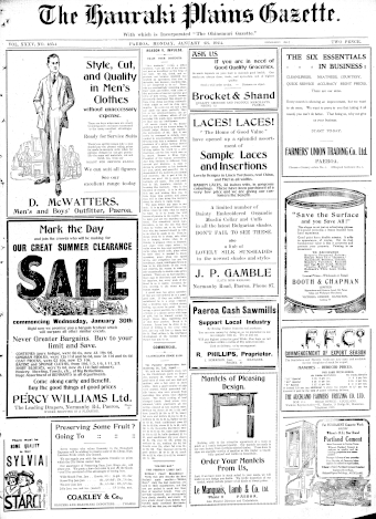 Issue page