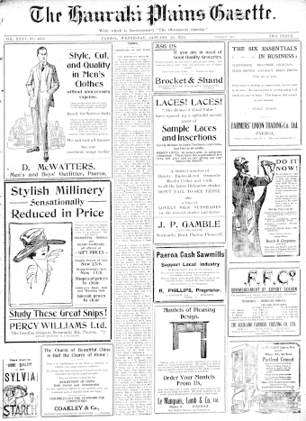 Issue page