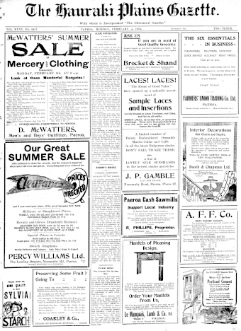 Issue page