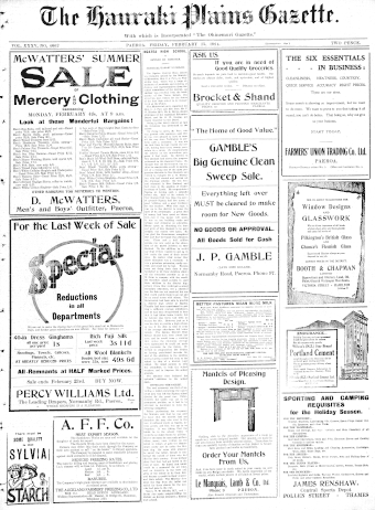 Issue page