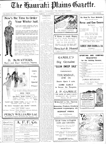 Issue page