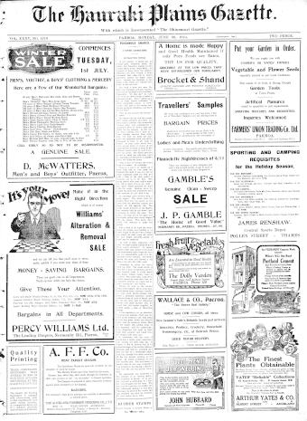 Issue page