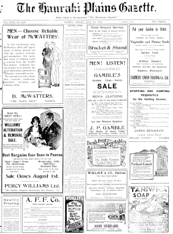 Issue page