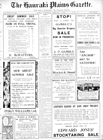 Issue page