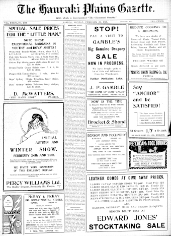 Issue page