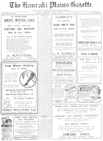 Issue page