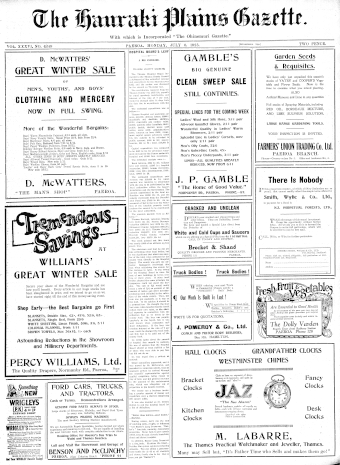 Issue page
