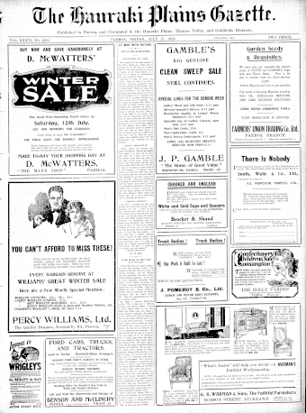 Issue page