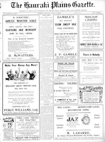 Issue page