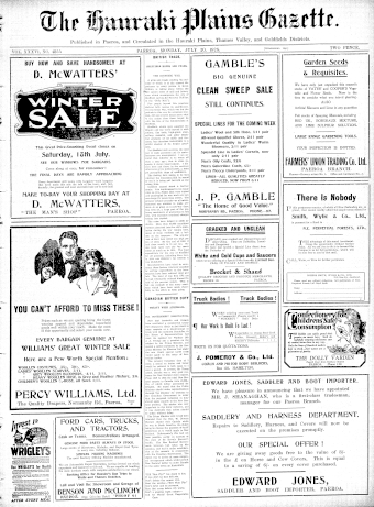 Issue page