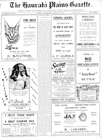 Issue page