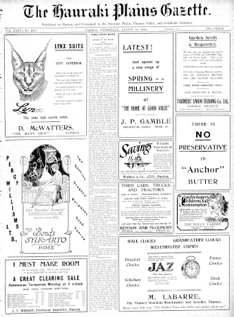 Issue page