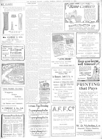 Issue page