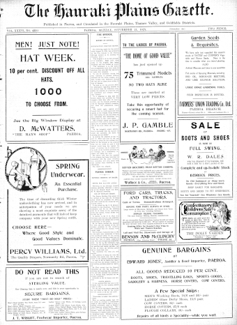 Issue page