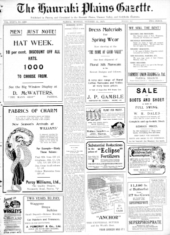 Issue page
