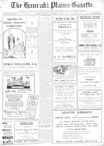Issue page