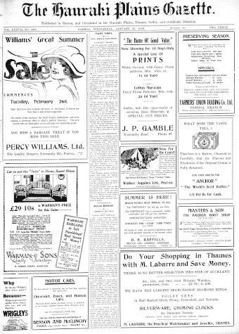 Issue page
