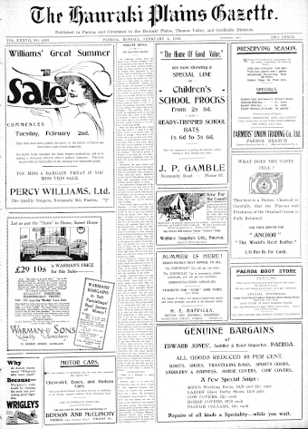Issue page