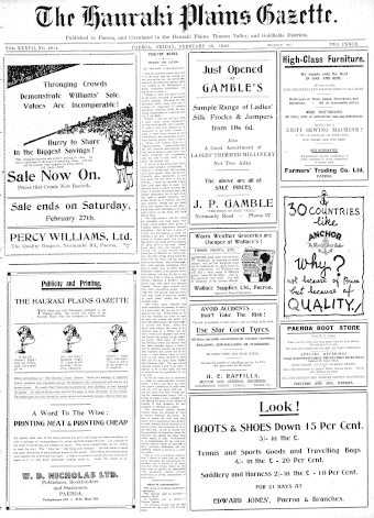 Issue page
