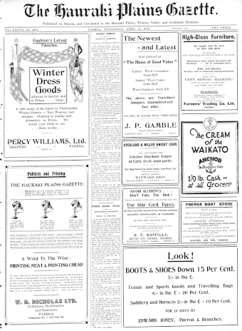 Issue page