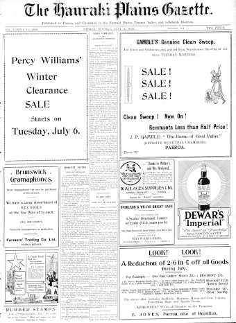 Issue page