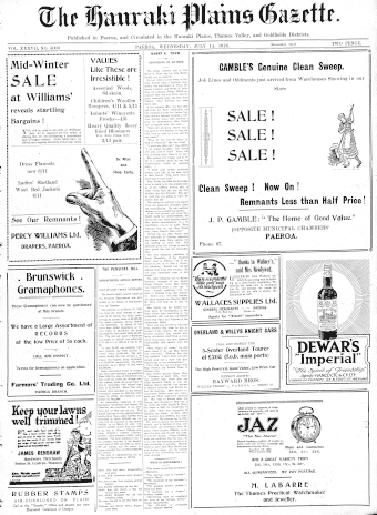 Issue page