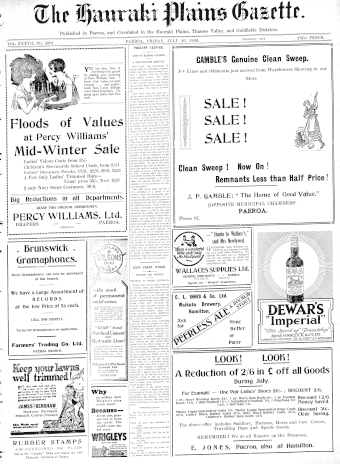 Issue page