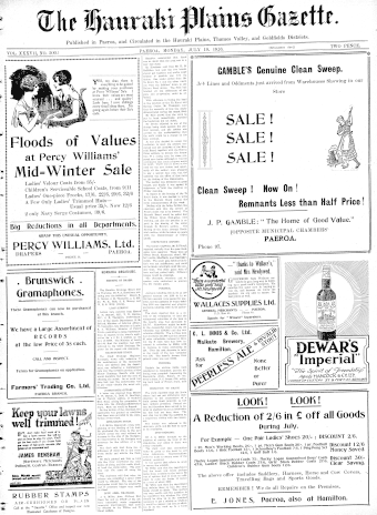 Issue page