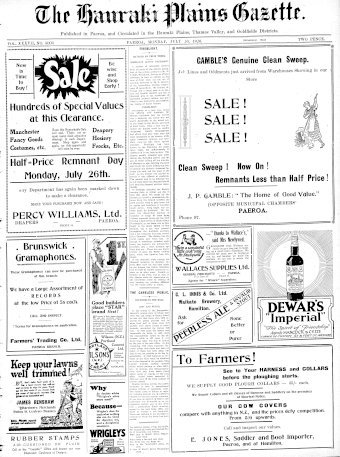 Issue page