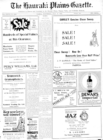 Issue page