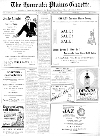 Issue page