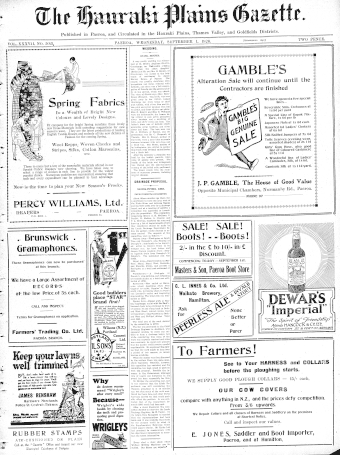 Issue page